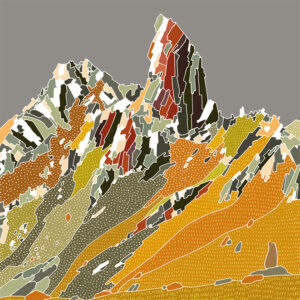 grand carnet postale Pierra Menta automne
