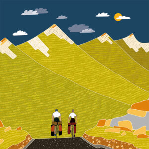 grand carnet postale rando cycliste