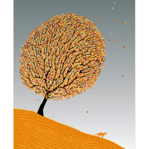 affiche l arbre automne