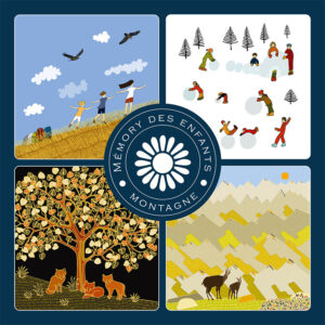 jeu memory des enfants montagne