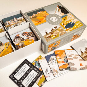 jeu memorie MONTAGNE BOITE OUVERTE CARTES