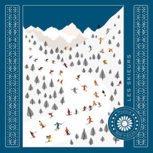 puzzle les skieurs