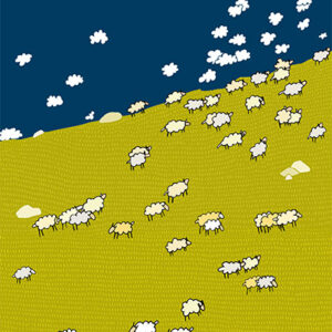 petit carnet moutons nuages